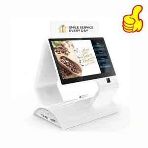 15.6 Inch All in One Touch Dual Screen POS System Windows/Linux/Android