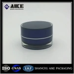 15g empty cosmetic jar double wall 1/2 oz plastic jar