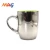 Import 15oz Silver Electroplating Ceramic Coffee Mug with Spoon from China