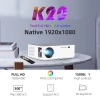 16Year Factory BYINTEK K20 Smart Android 3D 4K LCD Video 1080P LED Home Theater Projector Proyector(40USD Extra for Android OS)