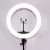 Import 18 inch dimmable full color temperature LED photography ring light selfie stick ring fill light LED Ring Light for phone video from China