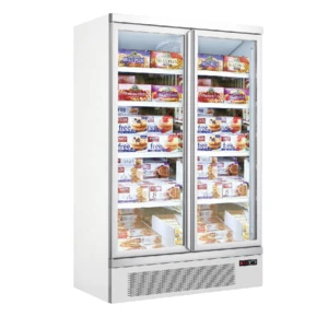 -18 to -25 Celsius  2 /3/4 door bottom mount showcase  bottle vertical freezer refrigerator for c store