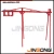 Import 180 degree portable mini crane, small material lifting crane from China