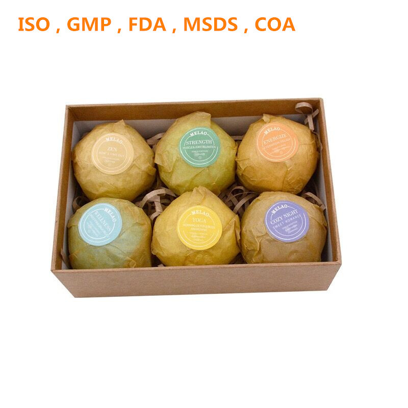 1pcs Deep Sea Body Salt Bath Essential Oil Foaming Natural Bombs Ball 6 Flavors to Choose wholesale and Boat Drop