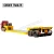 Import 2 axles 35tons loader capacity gooseneck low bed semi truck trailer with towing dolly from China