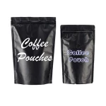 2 oz 12 oz 1 kg 5 kg large green tea mylar zipper pouches one-way valve instant espresso ground coffee packing bags with logo