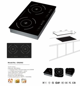 2017 new design multi cooking function 2 burners induction cooker