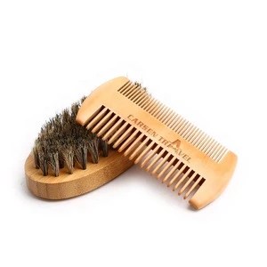 2019 Best selling amazon men beard kit wooden comb beard comb