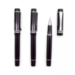 2019 heavy great heavy Black Metal Roller Ball Pen