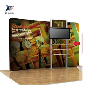 2019 hot sale Tension fabric display / pop up display stand / trade show backdrop