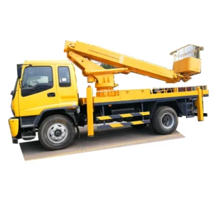 2019 new white 22m folding jib high aerial working platform truck/high-altitude operation truck for sale