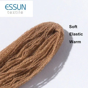 2019 popular sweater yarn M48/2 50%viscose /22%nylon /28%pbt blended strech lycra knitting yarn