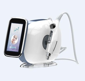 2019 the newest facial machine for EMS WITH RF GUN  WITH mesotherapy gun