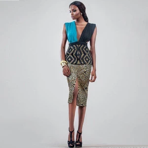 2019 Women African dress sexy fit dress fashion Cocktail Party Dress
