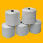 20/2 3 raw white spun polyester yarn for sewing thread raw white