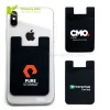 2020 adhesive stickers mobile phone silicone case wallet,silicone rubber mobile phone card holder