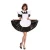 Import 2020 Hot sale halloween women&#39;s sexy milk maid black and white party maid costume from China