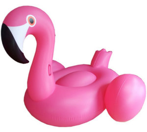 2020 water play equipment Pink inflatable flamingo piscina swan inflatable ride on pool toy