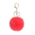 Import 2020 wholesale rabbit fur puff ball keychains for bag from China