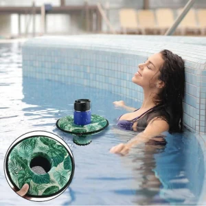 2021 Amazon swimming floating can holder Neoprene Floating Drink Holder Drink Floats for Pool