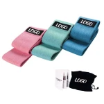 2021 Hot Promotion Resistance Fabric Non-Slip Circle Hip Band Custom Hip Bands for Butt Glute