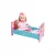 Import 2021 new 14-inch talking doll with crib, drinking water and peeing doll, girl feeding and taking care of baby toys from China