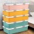Import 2021 new arrival colorful home clothing plastic pp underbed storage box with lid from China