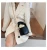 Import 2021 new design fashion fold handbag simple small square bag solid color chain ladies shoulder messenger bag from China