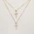 Import 2021 New Style 18K Real Gold Jewelry Cross Diamond Pendant Necklace Jewelry Wholesale Gold Women Necklace from China