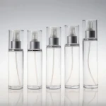 2021Hot Sales Transparent 150ml thickwalls empty spray bottle toner spray bottle plastic spray bottle