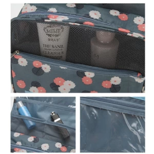 2022 Large Capacity Organizer Professional Cosmetic Pouch Sublimation Makeup Bag Travel Bag