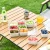 Import 2024 Aolixin High quality Kitchen Airtight food organizer bins plastic serving tray with cover & handle from China