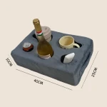 2024 New Custom Portable PU foam Neat Soft Tray Organizer Foam Cup Holder