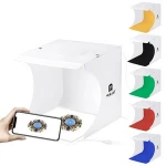 20cm x 20cm Mini LED Photography Shadowless Light Lamp Panel Pad + Studio Shooting Tent Box