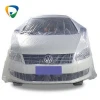 20mic x 3.5m x 6m free sample custom clear covers plastic waterproof disposable car cover