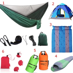 210T Nylon Portable Parachute Hammock with Mosquito Net Outdoor Mosquito Hammock Hot Sale Camping Mosquito Net Hammock GBIY-812