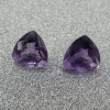 2.5ct Natural Amethyst Trillion Cut 9x9mm Loose Gemstone Wholesale Price For Sale