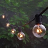 25Ft 25 G40 Incandescent Bulbs String Lights Connectable Vintage Bulbs Globe Patio Garden Courtyard Decoration Chain String