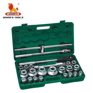 26 pcs CR-MO socket wrench set hand complete tool box set