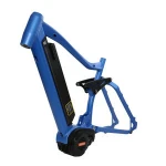 26" FAT Tire Bike Kit With BAFANG G510 Ultra Motor Full Suspension Electric Bicycle Frame