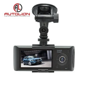 2.7" Dual Lens Dash Cam Car DVR Vehicle Camera Video Recorder Car Camera R300 X3000 with GPS Module G-Sensor