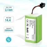 2800Mah 14.4Volt Li Ion Replacement Rechargeable Vacuum Cleaner Lithium Battery For Eufy Robot Vacuum Cleaner