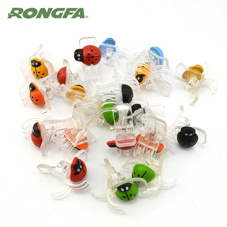 3 cm colored plastic clips transparent greenhouse locks garden plastic ties plant support clips colored orchid clip
