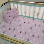 3 to 4 Inches waterproof pad spacer 3d mesh fabric for quilted fitted crib cover baby mattress