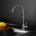 304 Stainless Steel Brushed Kitchen Sink Reverse Osmosis Filter Lead-Free Drinking Purifier Ro Water Faucet