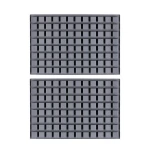 30.4x20.3cm Rectangle Novelty 96 Cavaties Silicone Ice cube Mold, Silicone Ice Cube Tray/