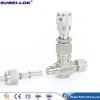 316 stainless steel water flow meter valve with lock