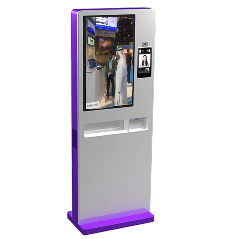32 inch digital signage advertisement player with hand sanitizer dispenser automatic