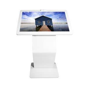 Buy 32 Inch Floor Standing Touch Screen Kiosk I3 / I5 / I7 Lcd With K ...