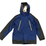 320D nylon fabric and dry coating technology with 5000/2000 membrane outdoor hiking waterproof jacket